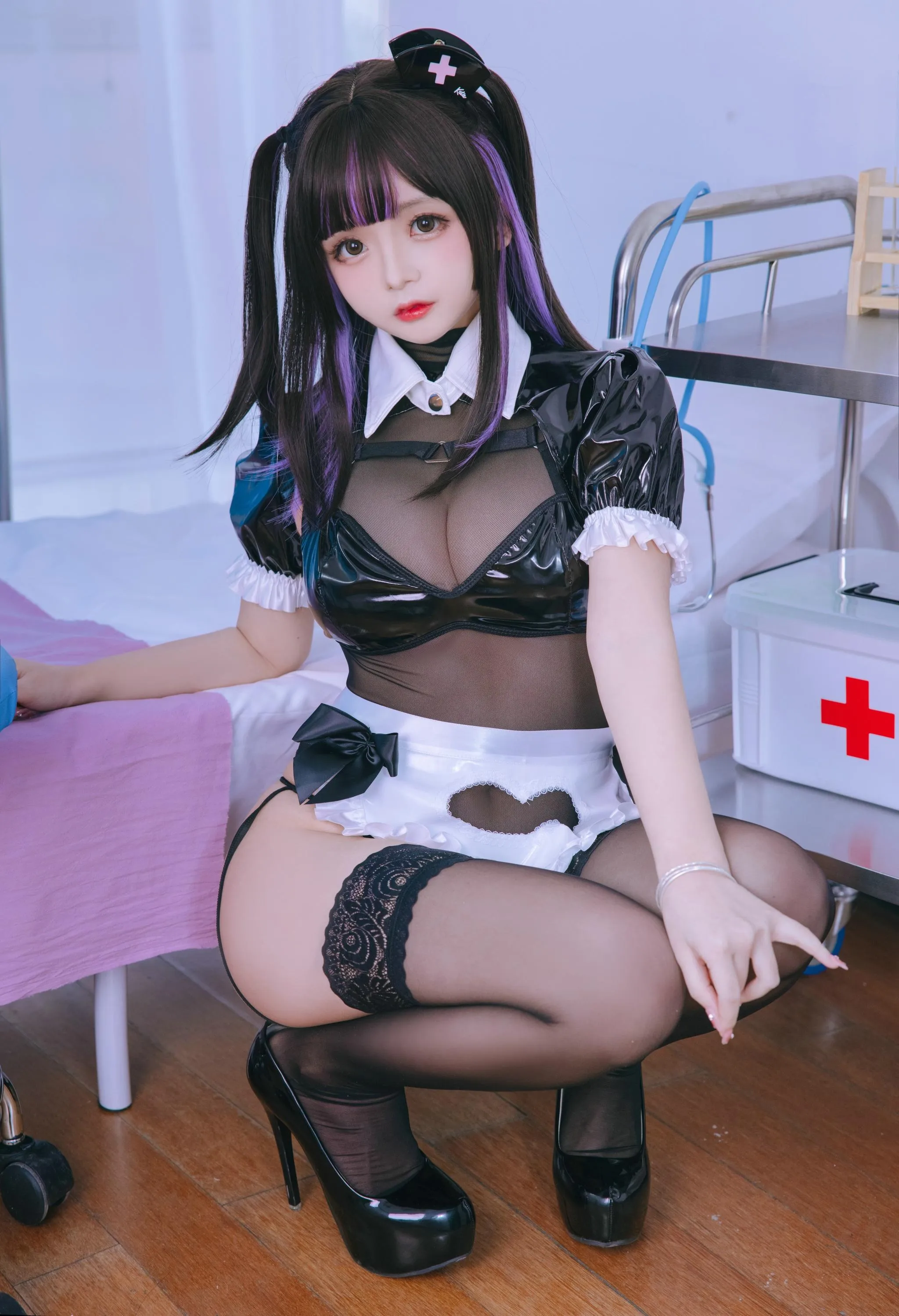 日奈娇 – NO.45 口罩护士 正片 [75P]插图5